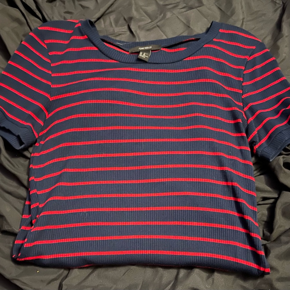 XL Forever 21 Striped Stretch Dress